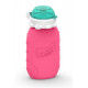 Pink - Reusable Food Pouch 6oz - Squeasy