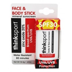 Natural Sunscreen Face & Body Stick - Thinksport - In its box