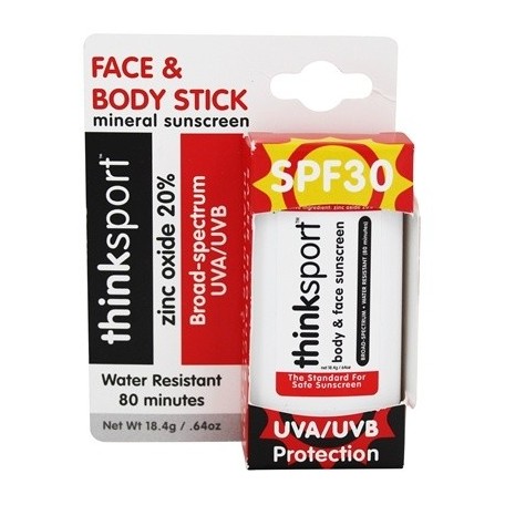 Natural Sunscreen Face & Body Stick - Thinksport - In its box