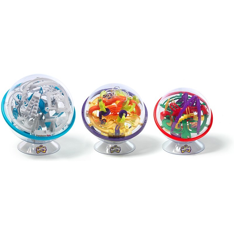  Spin Master Games Perplexus Rebel, 3D Maze Game Sensory Fidget  Toy Brain Teaser Gravity Maze Puzzle Ball with 70 Obstacles and Rubik's  Perplexus Fusion 3 x 3 Challenging Puzzle Maze Ball 