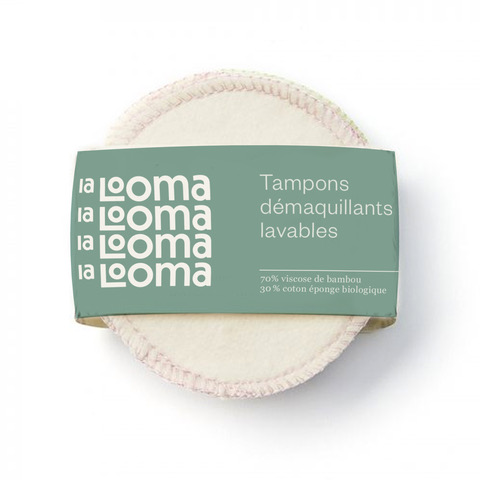 tampon démaquillant lavable, maquillage