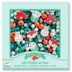 450 wooden beads, Animals - Djeco