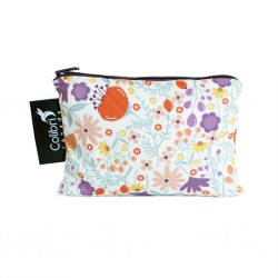 Petit Sac Réutilisable pour Collation Fleurs Sauvages - Colibri Colibri