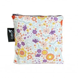 Grand Sac Réutilisable pour Collation Fleurs Sauvages - Colibri Colibri