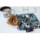 Grand Sac Réutilisable pour Collation Roses - Colibri Colibri