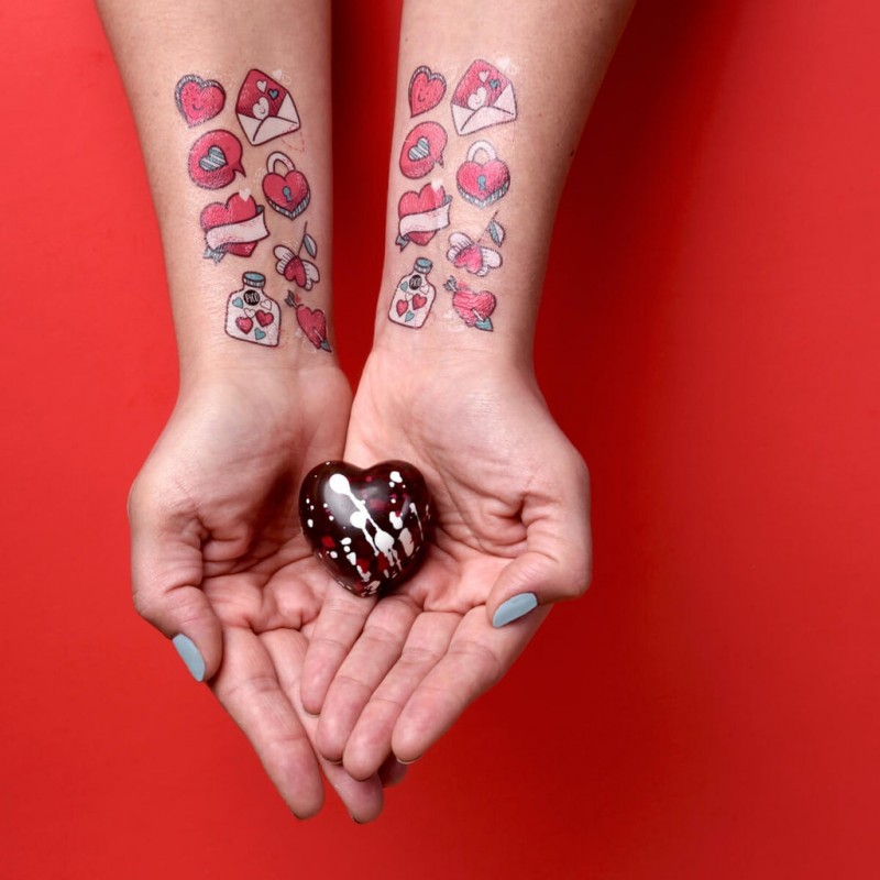 temporary tattoos valentines day