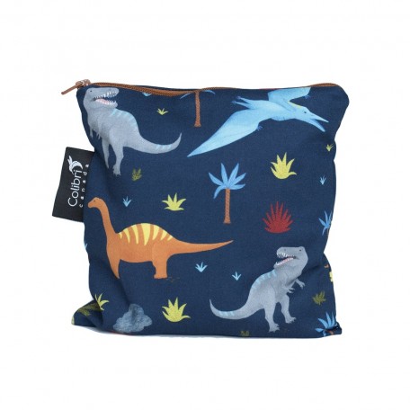 Grand Sac Réutilisable pour Collation Dinosaures - Colibri Colibri