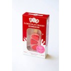 white chocolate and strawberry Lollipop - Juliette et Chocolat