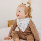 Lola Baby Bandana Bibs 4-Pack - Copper Pearl