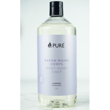 Savon mains et corps 1L Lavande - Pure Pure - Total Fabrication