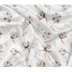 Couverture en minky Fleurs de coton - Oops OOPS