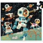 Silhouette space station puzzle - Djeco