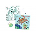 Glossy colouring pages Under the Sea - Djeco