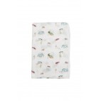 Bamboo Muslin Swaddle All aboard - Loulou Lollipop