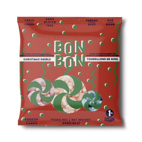 Bonbons Tourbillons de Noël - La boite à bonbons