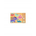 Puzzle Duo dinos - Djeco