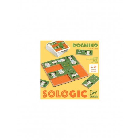 Dogmino Sologic domino game - Djeco