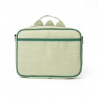 Insulated linen and cotton lunch box Sage hearts - SoYoung