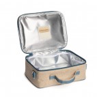 Insulated linen and cotton lunch box Vintage trucks - SoYoung