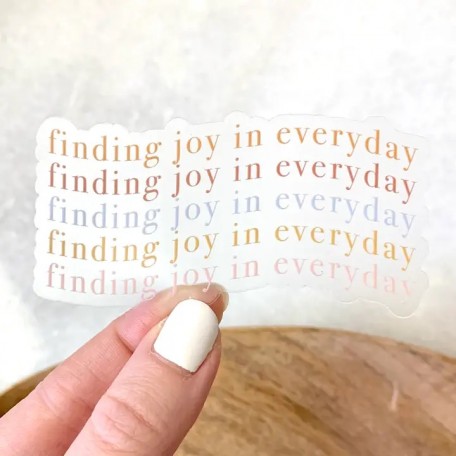 Autocollant Finding joy - Elyse Breanne design Elyse Breanne