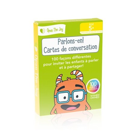 Cartes de conversation - Parlons-en! - Open the joy