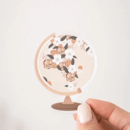 Flower Globe sticker - Jess & Co