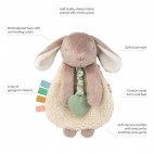 Itzy Friends Itzy Lovey™ Beige plush toy teething ring - Itzy Ritzy