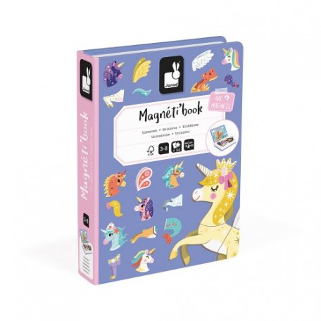 Magneti'Book Unicorn , magnetic game - Janod