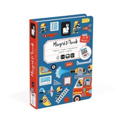 Magneti'Book Firemen , magnetic game - Janod