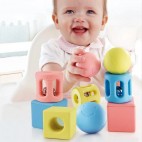 Set of 9 geometric rattles - Hape