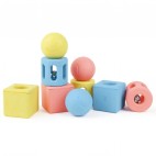 Set of 9 geometric rattles - Hape