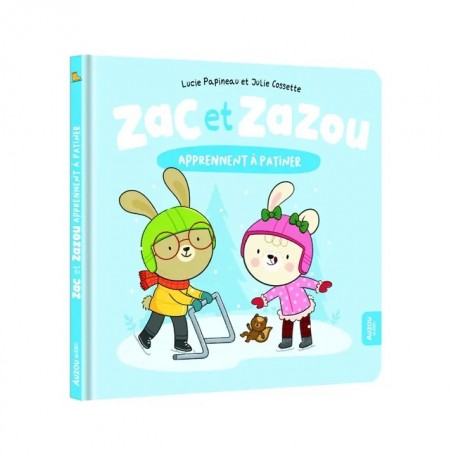 Livre Zac et Zazou apprennent à patiner - Auzou Auzou