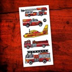 In safety with the fire brigade temporary tattoos - Pico