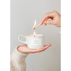 Cafecito 100% Soya reusable candle - Mimi & August