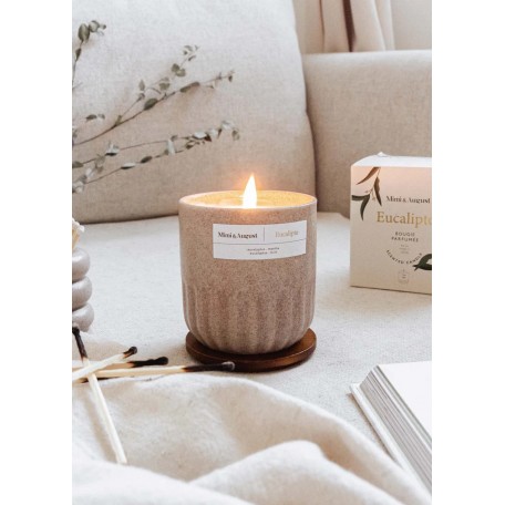 Eucalypto 100% Soya reusable candle 11 oz - Mimi & August