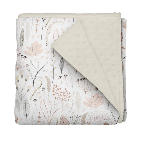 Couverture en minky nature inspirante - Oops