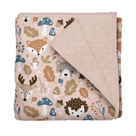 Couverture en minky chasse aux noix - Oops