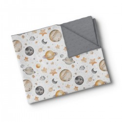 Space travel minky blanket - Oops