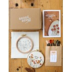 Tea Time DIY Embroidery Set - Brodé Serré