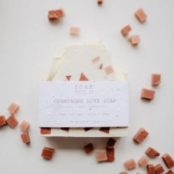 Champagne love soap bar - Soak Bath co